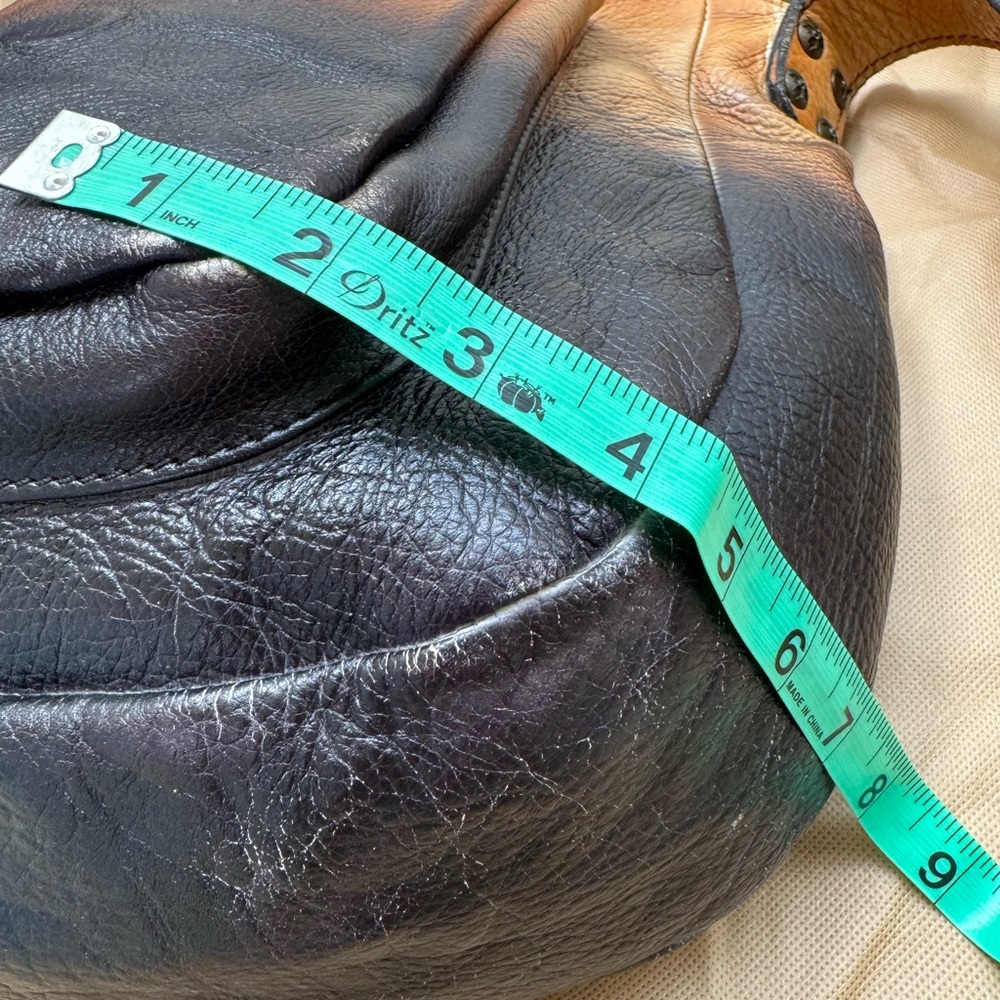 Patricia Nash Ombre Dip Leather Barcelona Saddle Bag - Picture 7 of 12